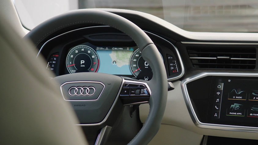MMI Navigation plus mit Audi virtual cockpit